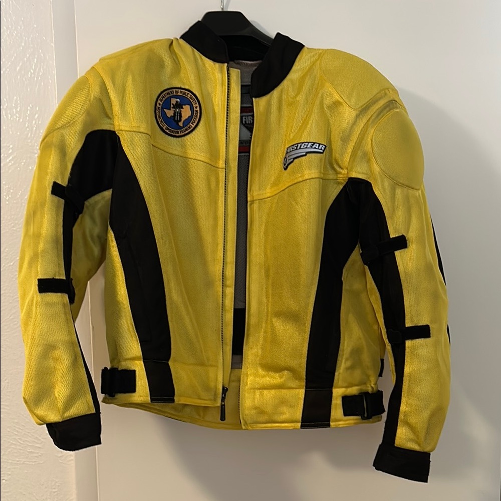 Firstgear Men's Yellow and Black Performance Jacket